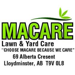 Macare Lawn & Yard Care Lloydminster (306)992-1443